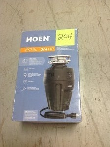 MOEN EX Series 34 HP Continuous Feed Space Saving Garbage Disposal (NOT USED)