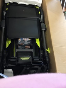 RYOBI 20 in. 40-Volt Brushless Lithium-Ion Cordless Smart TREK Self-Propelled Walk Behind Mower w6.0 Ah Battery and Charger not used