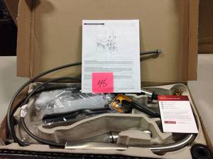 Delta Berkley Pulldown Kitchen Faucet And Soap Dispenser in good condition