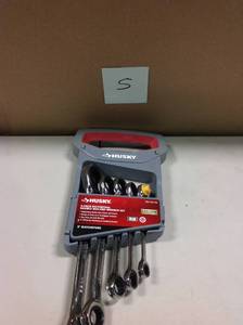 Husky Metric Ratcheting Double Box-End Wrench Set (5-Piece)