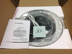 Rosewill RHCO-16001 Infrared Halogen Convection Technology Digital Oven with extender ring in good condition
