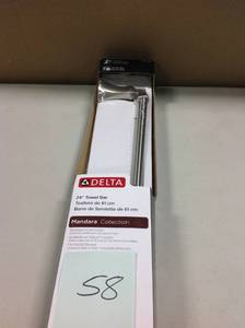 Mandara 24 in. Towel Bar in Brushed Nickel not used