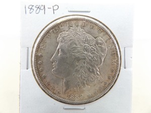 lot 106 image: 1889-P Morgan Silver Dollar