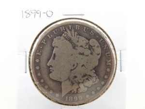 lot 110 image: 1899-O Morgan Silver Dollar