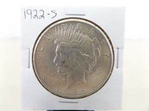 lot 122 image: 1922-S Peace Silver Dollar