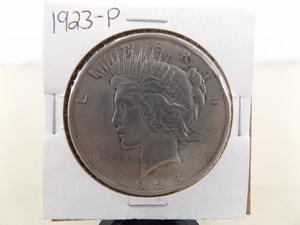 lot 126 image: 1923-P Peace Silver Dollar