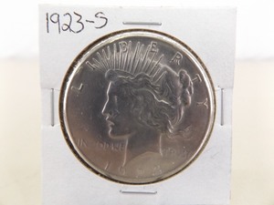 lot 130 image: 1923-S Peace Silver Dollar