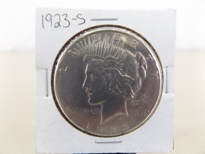 lot 134 image: 1923-S Peace Silver Dollar