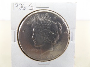 lot 139 image: 1926-S Peace Silver Dollar