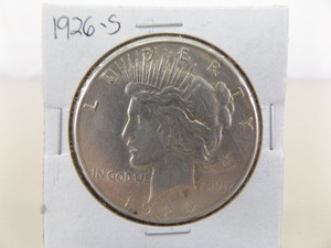 lot 140 image: 1926-S Peace Silver Dollar