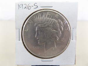 lot 141 image: 1926-S Peace Silver Dollar