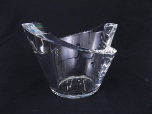 lot 24 image: Signed Orrefors Crystal Vase