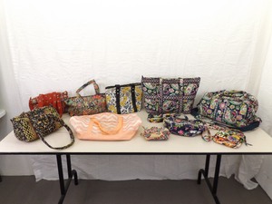 lot 47 image: Large Lot of Vera Bradley Bags, Totes, etc.