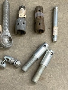 lot 29 image: Lot Of Assorted Three-Point Hitch Pins, Shaft Reducers & Etc