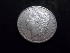 lot 5 image: 1879 S  Morgan Silver Dollar