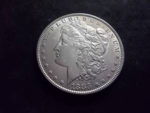 lot 12 image: 1883 Morgan Silver Dollar