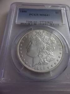 lot 17 image: 1886 Morgan Silver Dollar
