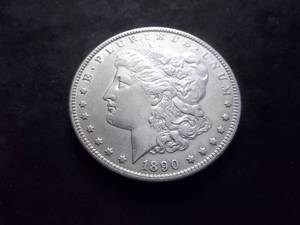 lot 24 image: 1890  Morgan Silver Dollar