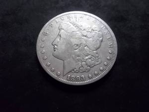 lot 27 image: 1893 CC Morgan Silver Dollar