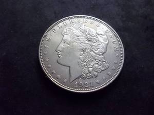 lot 37 image: 1921  Morgan Silver Dollar