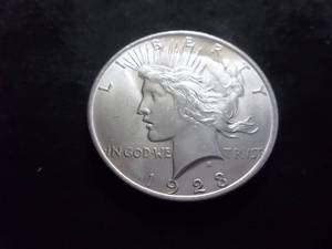 lot 44 image: 1923 Peace Silver Dollar