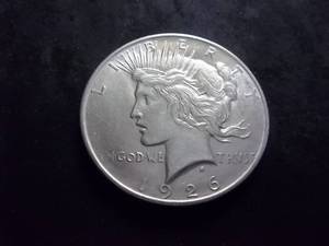 lot 52 image: 1926 D Silver Peace Dollar