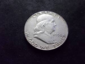 lot 67 image: 1950 Franklin Half Dollar