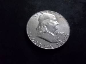 lot 72 image: 1952 Franklin Half Dollar