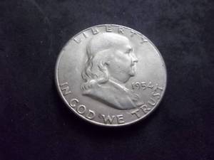 lot 80 image: 1954 S Franklin Half Dollar
