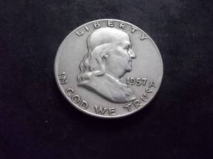 lot 84 image: 1957 D Franklin Half Dollar