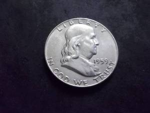 lot 87 image: 1959 Franklin Half Dollar