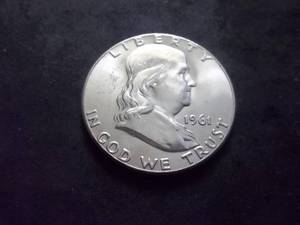 lot 91 image: 1961 Franklin Half Dollar