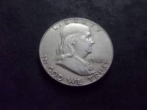 lot 94 image: 1962 D Franklin Half Dollar