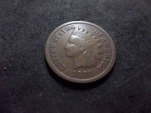 lot 113 image: 1870 Indian Head Cent