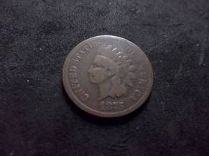 lot 117 image: 1875 Indian Head Cent