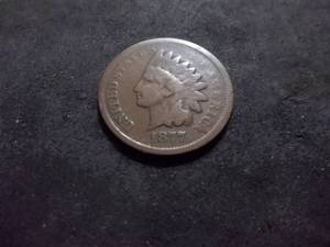 lot 119 image: 1877 Indian Head Cent