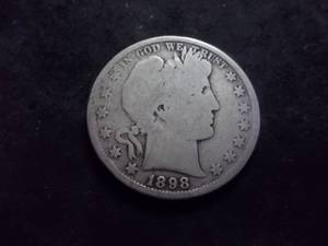 lot 126 image: 1898 Barber Half Dollar
