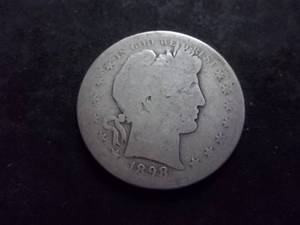 lot 127 image: 1898 S Barber Half Dollar