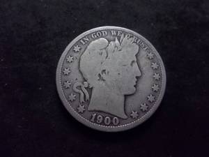 lot 129 image: 1900 Barber Half Dollar