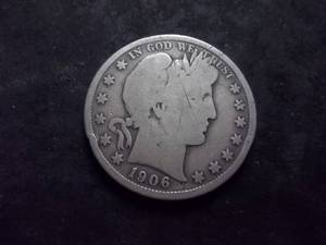 lot 135 image: 1906 Barber Half Dollar
