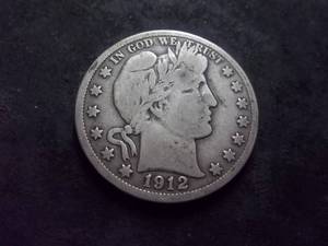 lot 147 image: 1912 S Barber Half Dollar