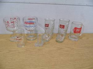 lot 33 image: Vintage Beer Glasses