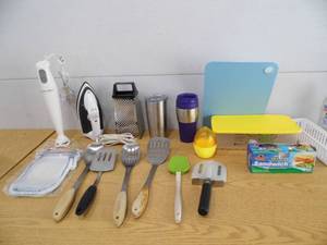 lot 44 image: Iron - Hand Mixer - Kitchen Misc
