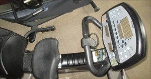 lot 204 image: Cybex Cyclone Recumbent Bike Model # 530R