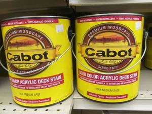 lot 269 image: Cabot stain