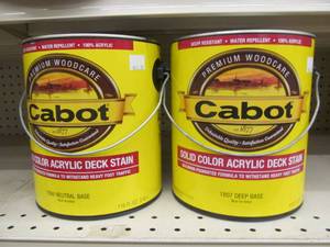 lot 270 image: Cabot stain