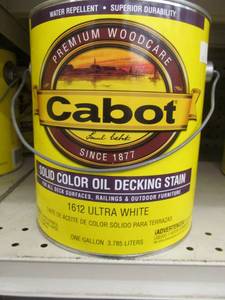 lot 274 image: Cabot stain