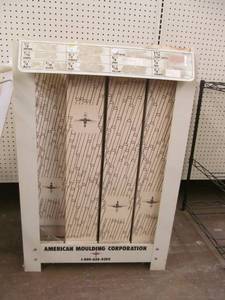 lot 54 image: American Molding co. display rack