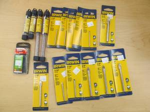 lot 119 image: glass and tile drill bits
