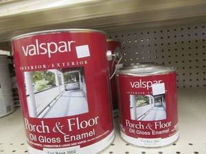 lot 234 image: Valspar paint